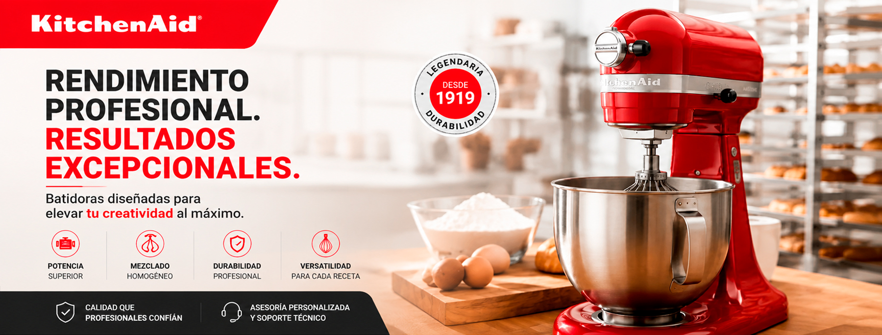 KitchenAid Rendimiento Profesional